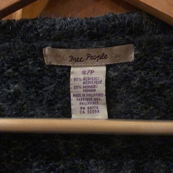 Free People cozy heather grey cardigan - Picture 2 of 4